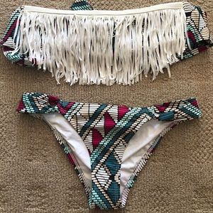 LSpace fringe bikini set